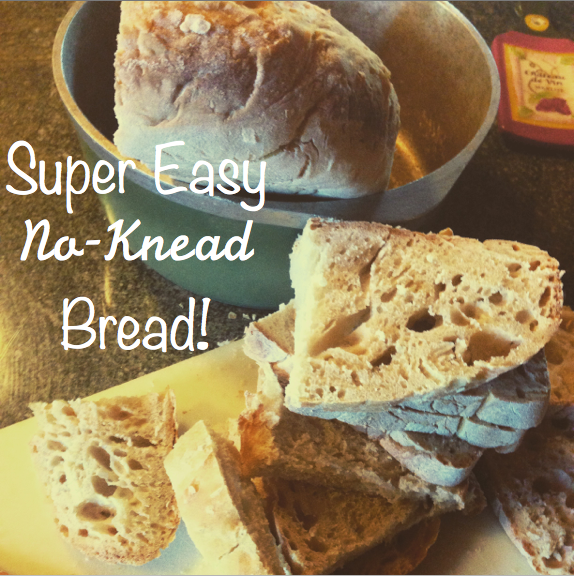 Good Vibrations: Super Easy No-Knead Bread Recipe!