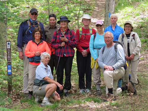 group photo hikers
