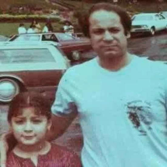 Maryam Nawaz Sharif with her father