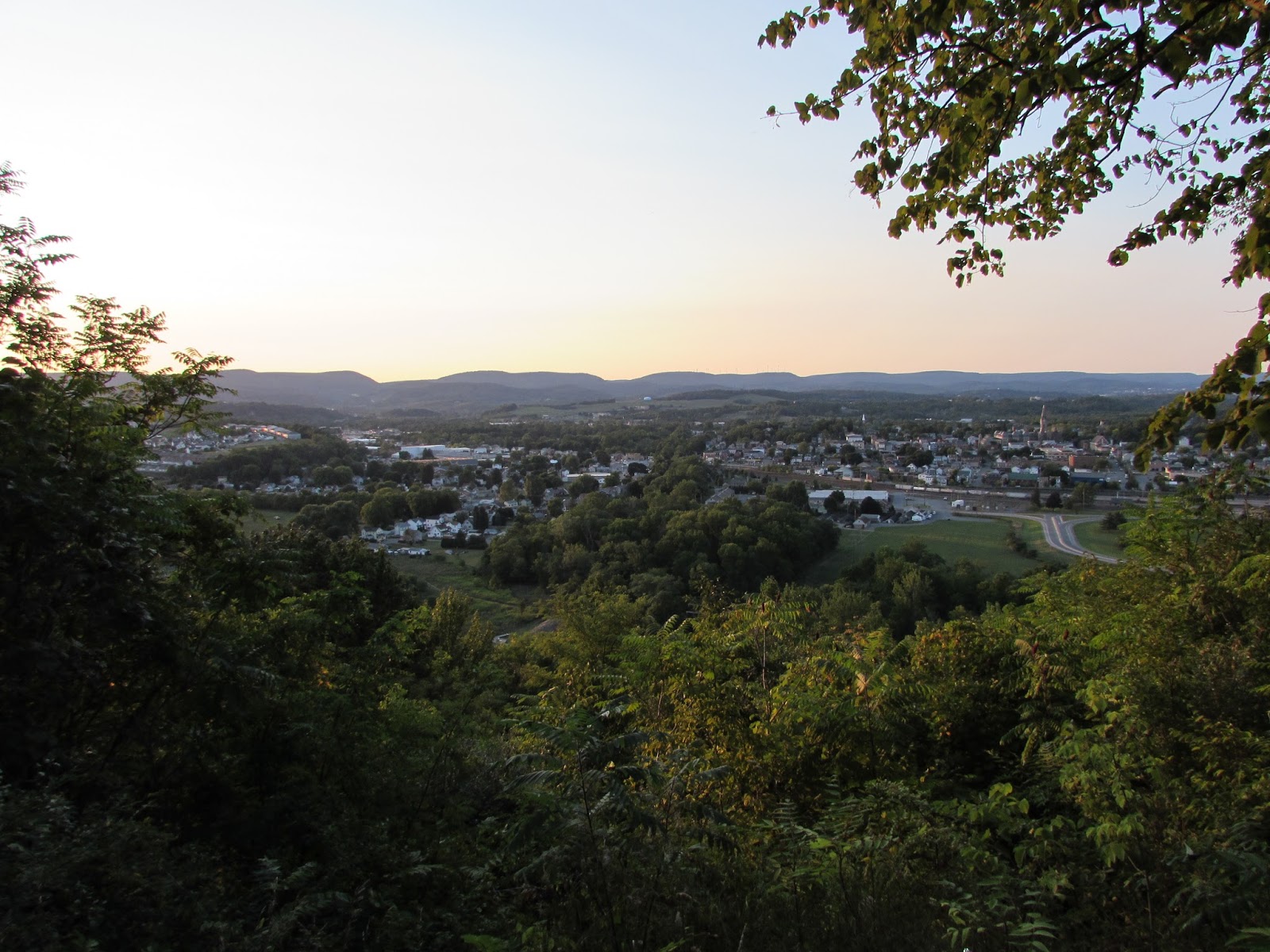 Hollidaysburg Chimney Rocks, Canal Basin Park, and Railroad History