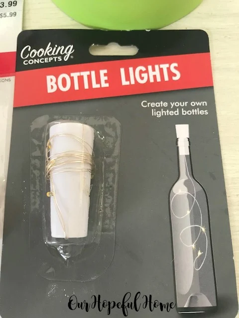 Cooking Concepts bottle lights