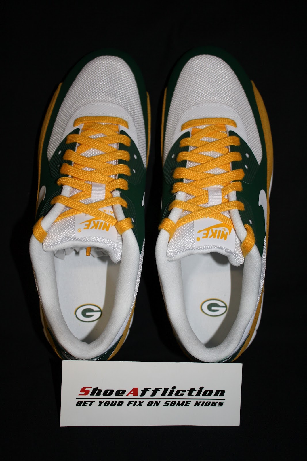 ShoeAffliction: NIKE AIR MAX 90 HYPERFUSE X NFL DRAFT DAY PACK GREENBAY ...