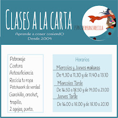 CLASES DE COSTURA A LA CARTA