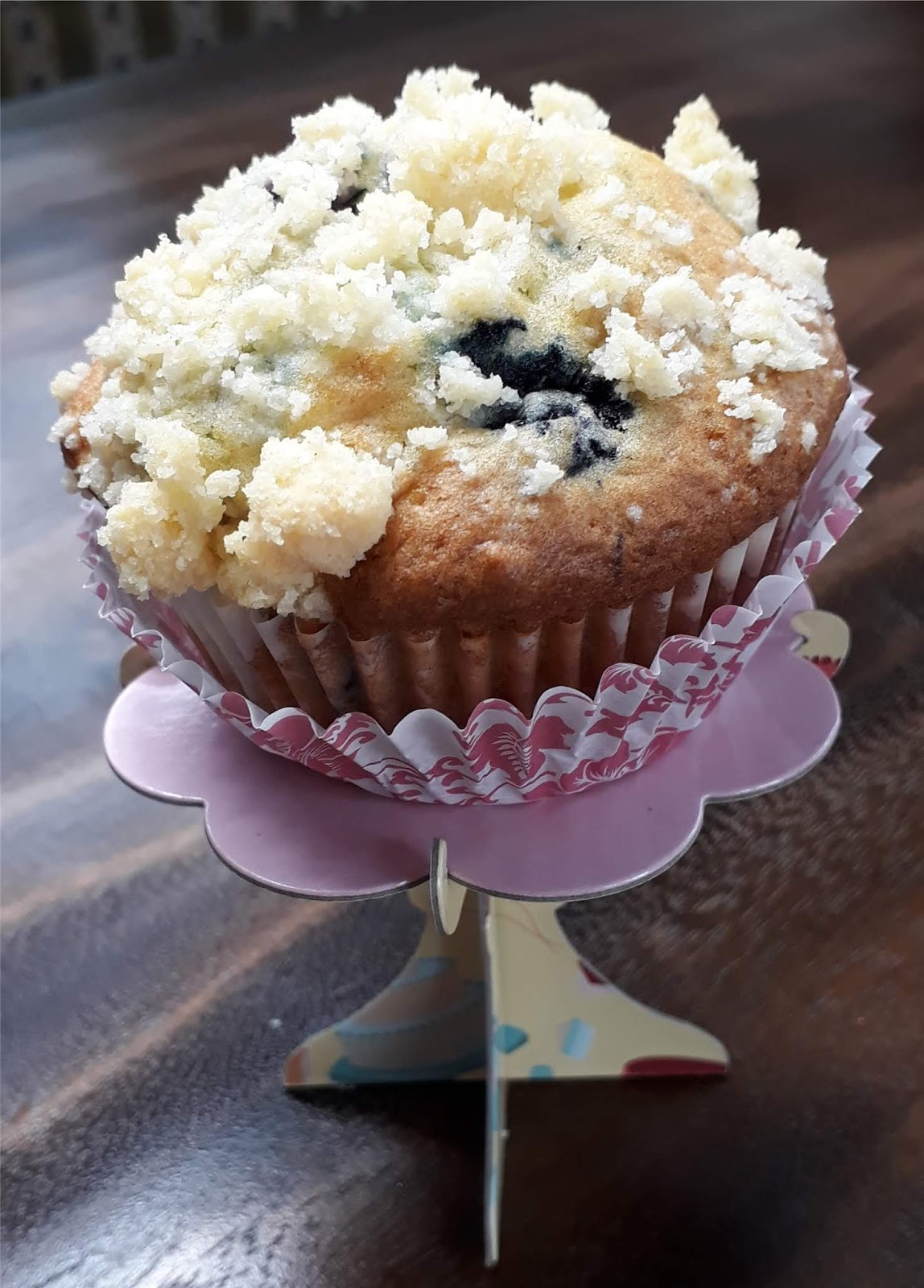 Heidelbeer - Muffins mit Streuseln (12 Stück) - Schnelle Rezepte