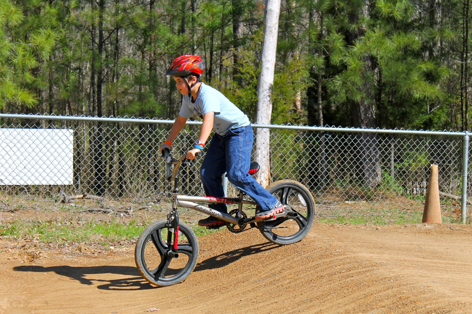 grass stains: BMXing it at Oak Mountain