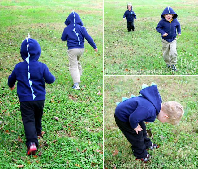 DIY Dinosaur Jackets - happy kids