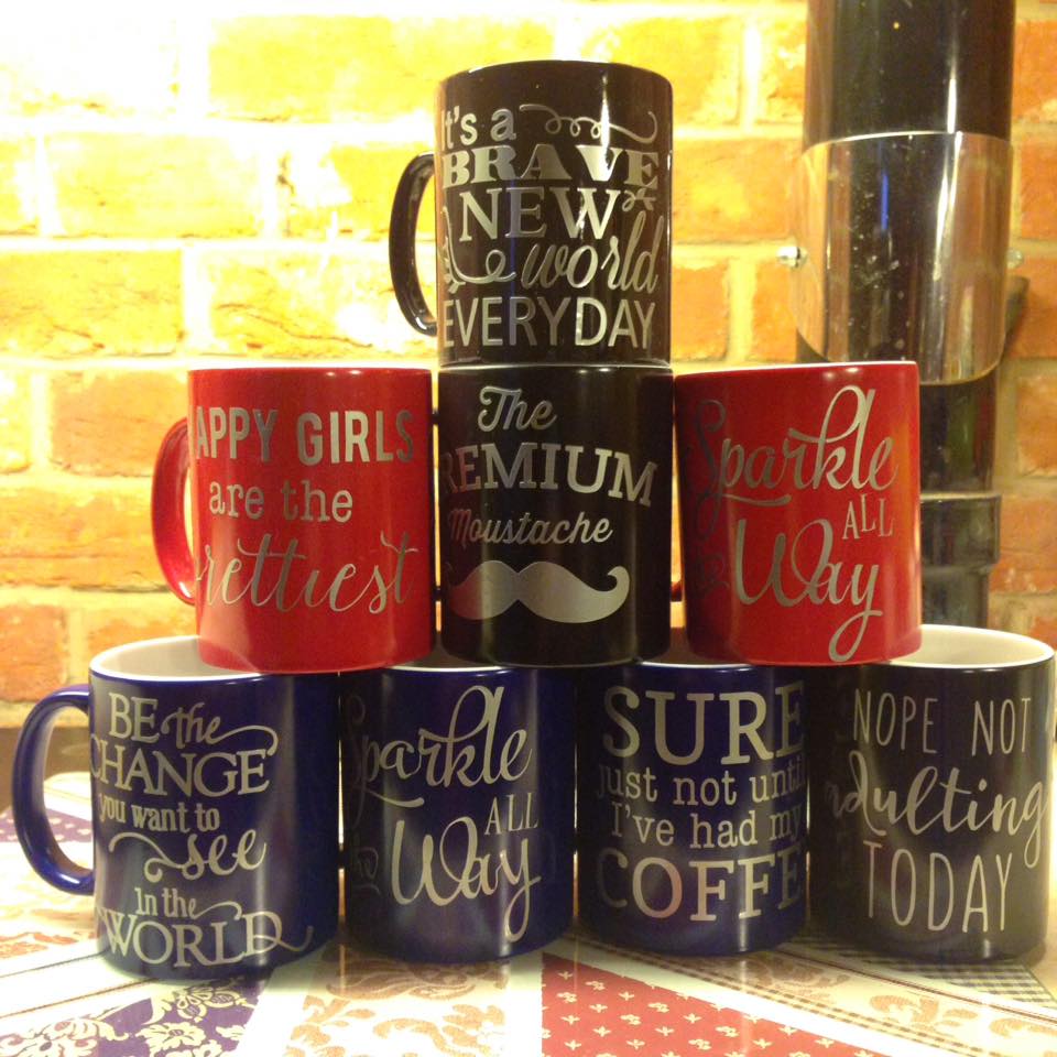 Silhouette UK Personalised Mugs using Permanent Vinyl