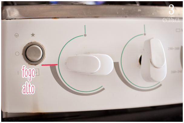 o que significa cozinhar em fogo alto