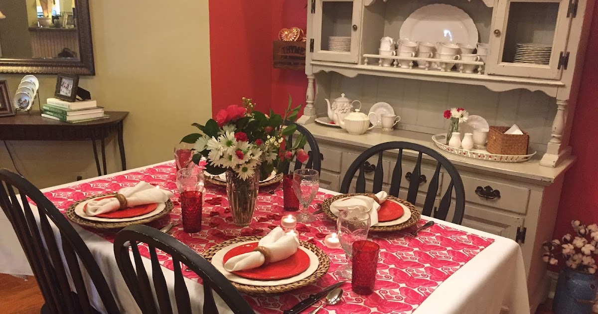 Our Neck Of The Woods: Valentine's Day 2017 Tablescape