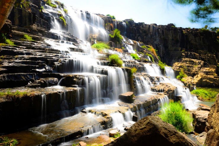 Pongour – a Stunning Terraced Waterfall in Vietnam