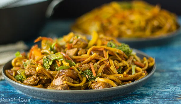 Chow mein recipe with chicken and shrimp