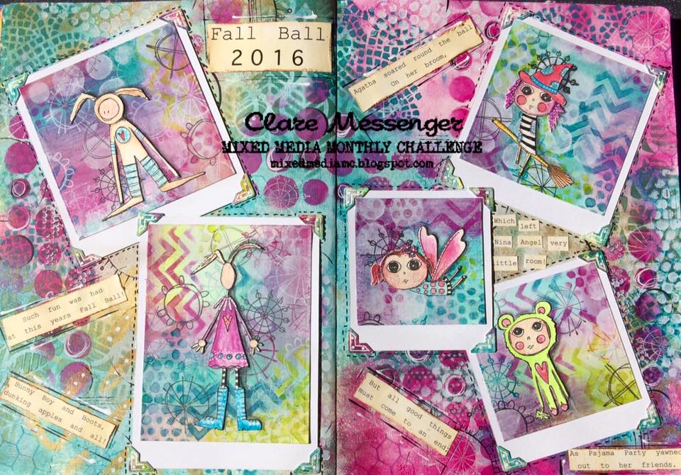 The Mixed Media Monthly Challenge Blog Mixed Media Monthly Challenge