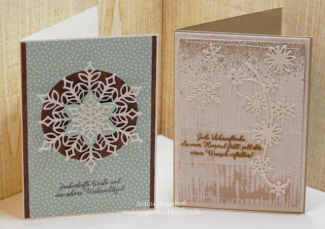 Flockengestöber | papiertier Indina | Blog Hop Team Scraphexe | Stampin' Up! | nur im November