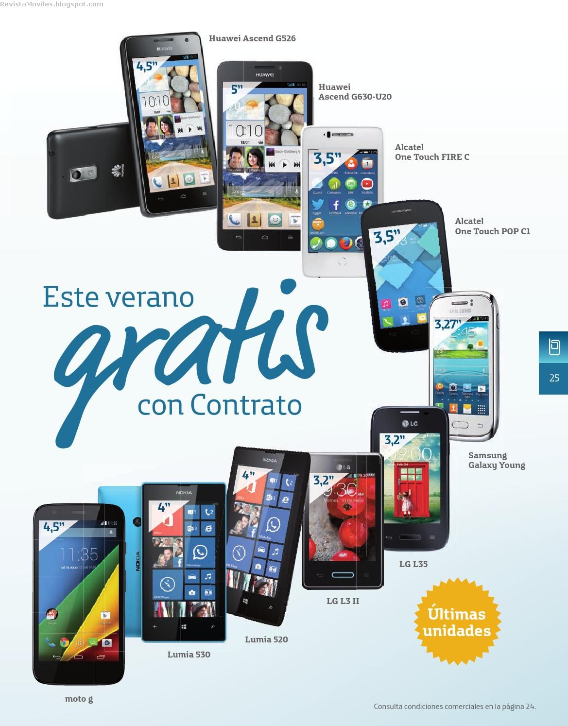Revista Móviles Catálogo y tarifas Movistar Agosto 2015
