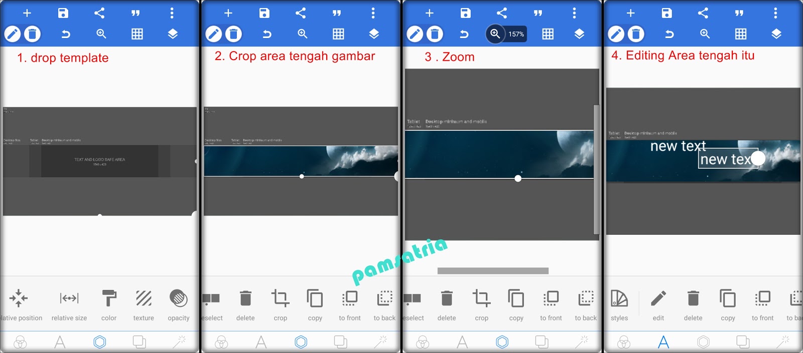 Cara Membuat Header Banner Youtube Di Android Pamsatria Blog
