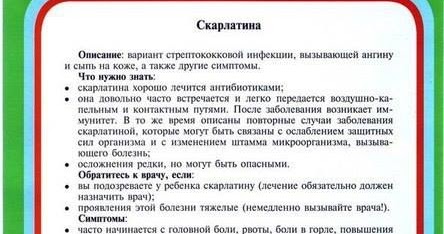 Скарлатина симптомы и лечение профилактика фото