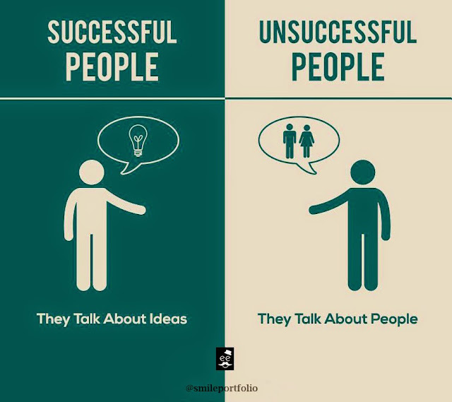 Successful People, Unsuccessful People, life lessons, talk about ideas, talk about people