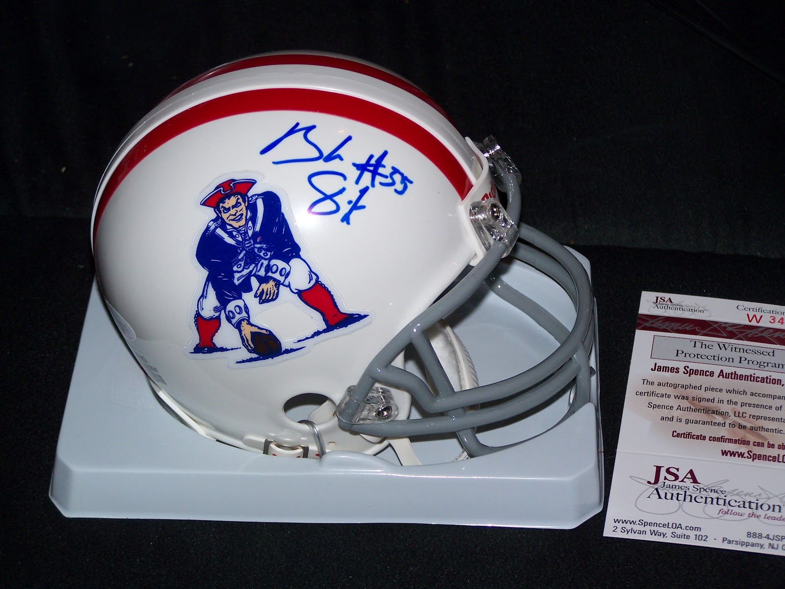 Madhatter Authentics Sunday Patriots Memorabilia Sale