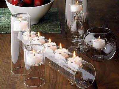 Candle Centerpieces interior design home decorating ideas