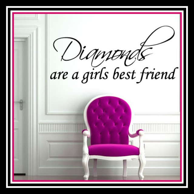 You are a good girl. Diamonds are a girl&#039;s best friend.