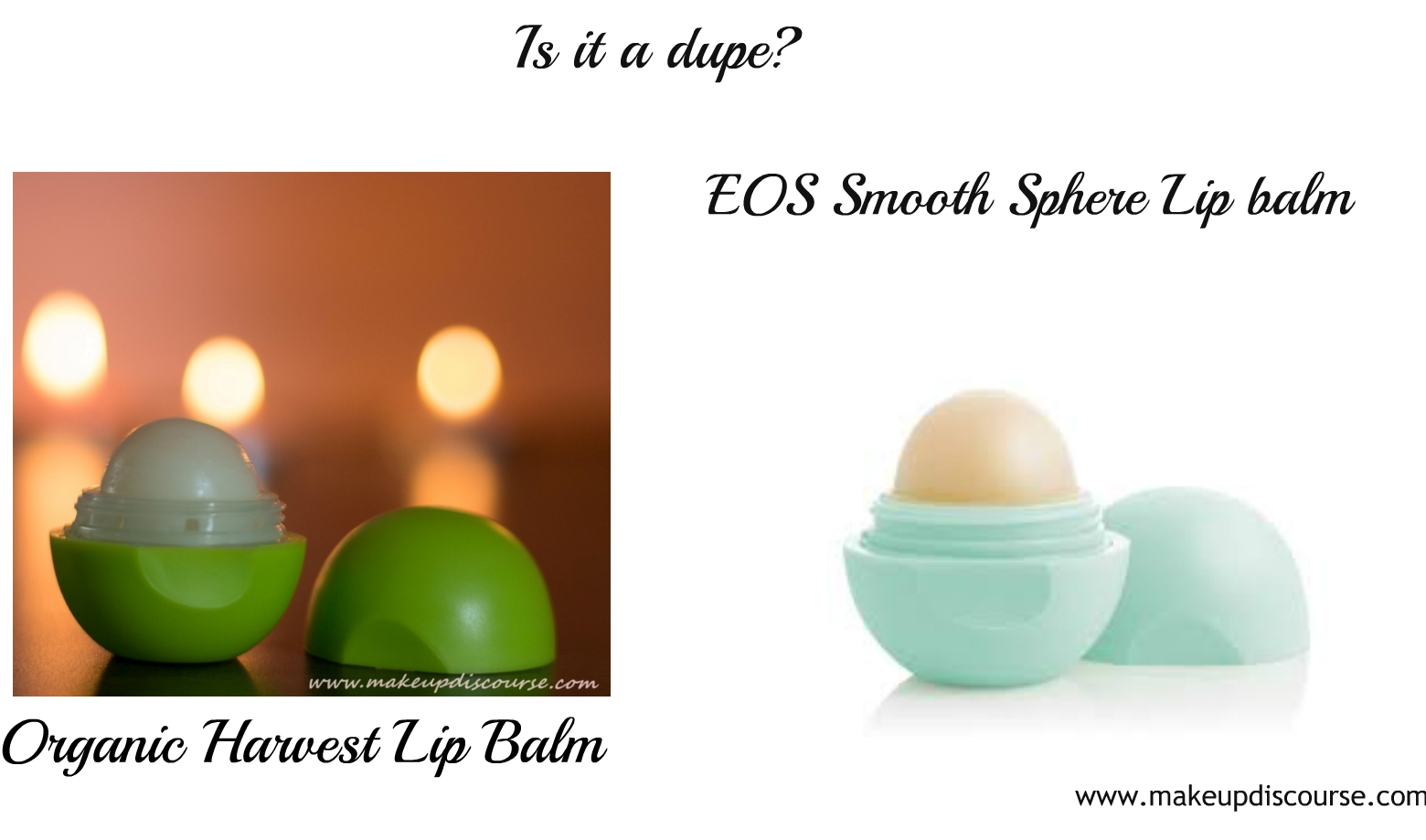 Organic Harvest Green Apple Lipbalm Review Is it EOS Lip Balm Dupe? Makeup Discourse