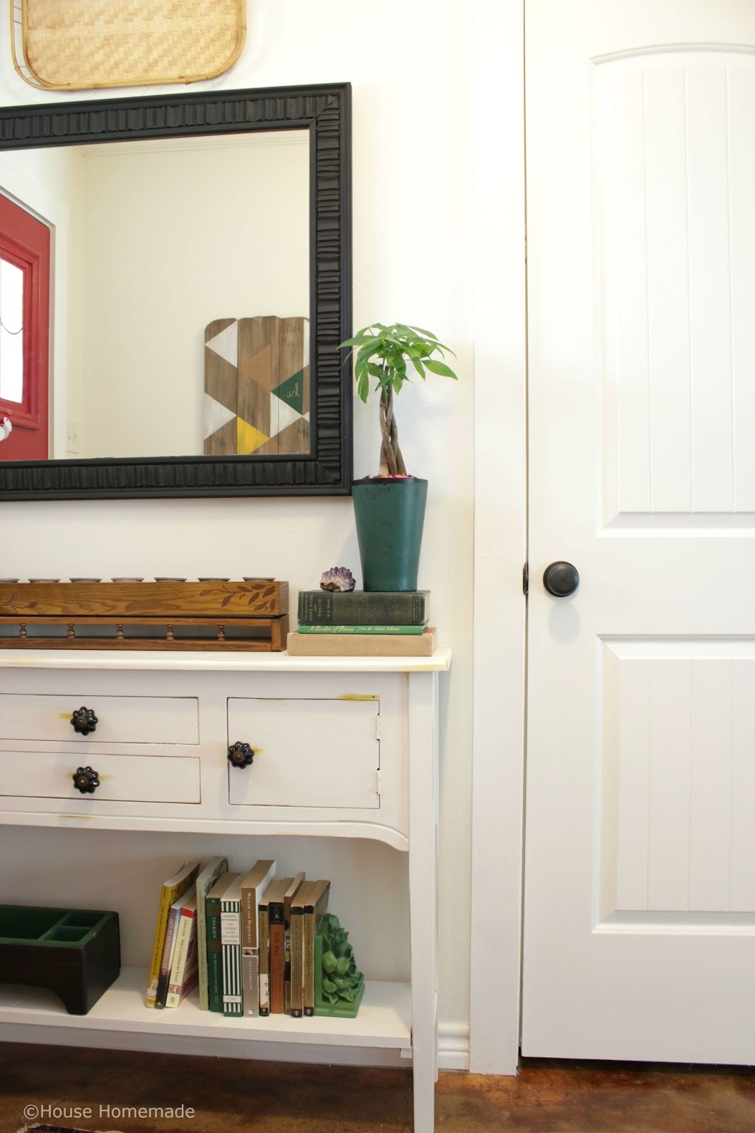 House Homemade How to add a shelf to a console table