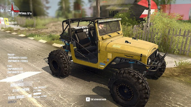 Mod Toyota FJ40 Crawler Spintires Mudrunner