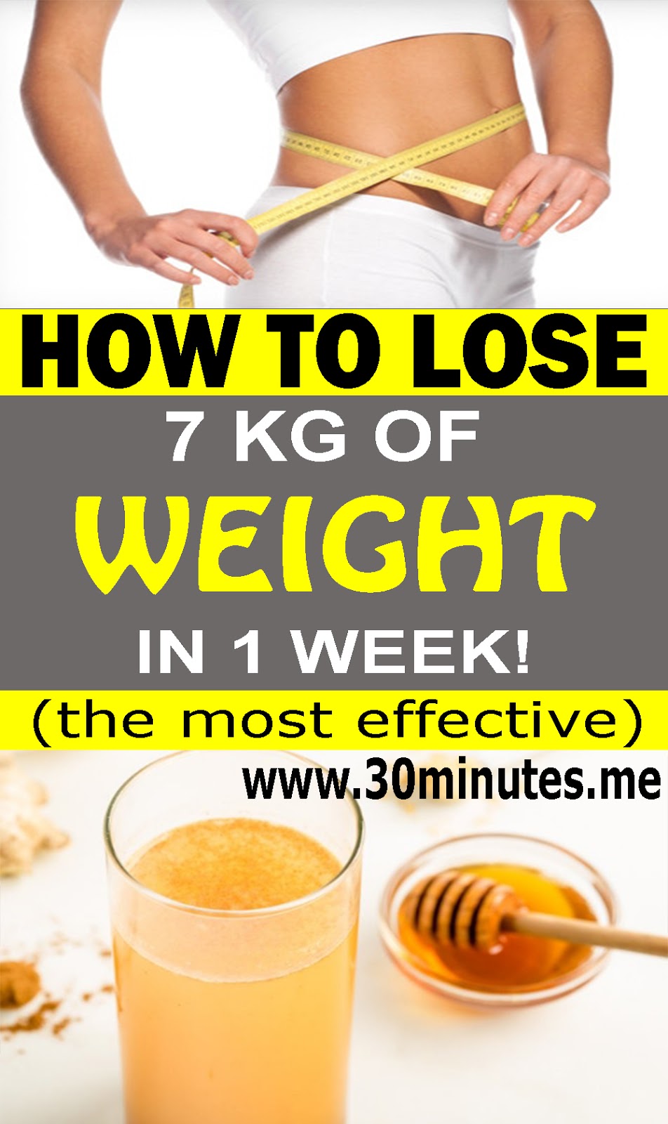 FAST WEIGHT LOSS DIET: HOW TO LOSE 7 KG OF WEIGHT IN JUST 1 WEEK