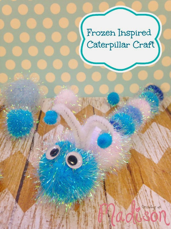 Frozen Inspired Caterpillar Craft