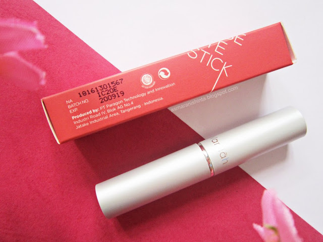 review wardah intense Matte lipstick blooming pink