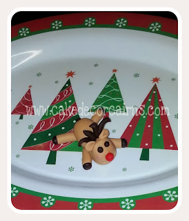  Rudolf Christmas Cupcake Toppers Cairns