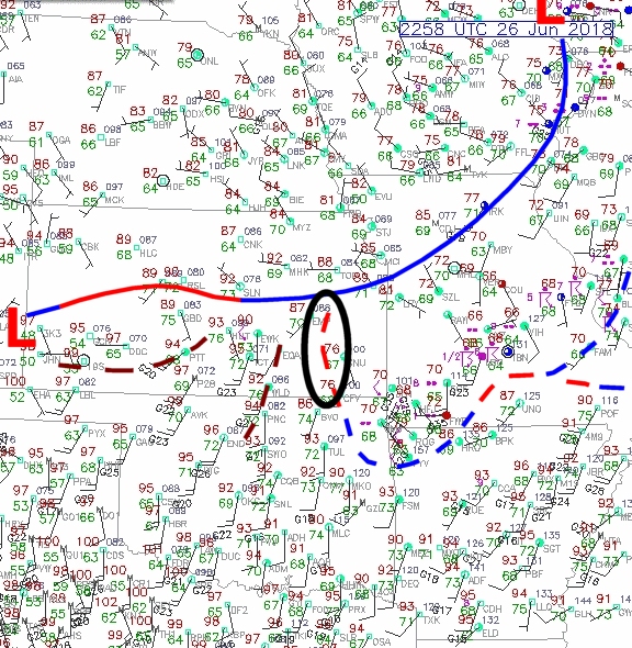 Jon Davies Severe Weather Notes The Eureka KS tornado, June 26 2018 A "surprise" of sorts.