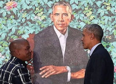 nigerian artist paints obama portrait