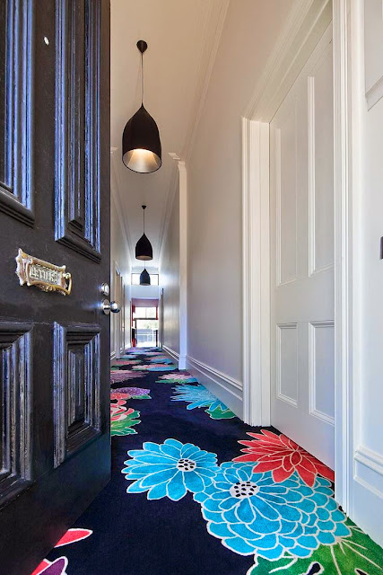 Alfombras de flores para pasillos