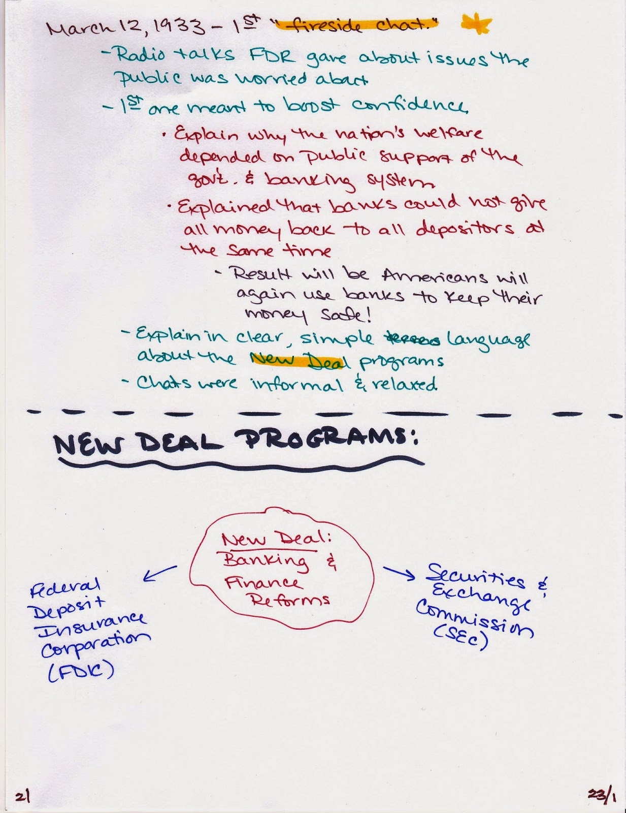 Mrs. Ramo's Online Classroom US History Chapter 23 Section 1 Notes