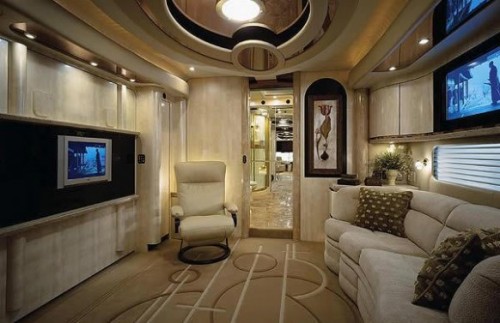 luxury caravan interior