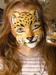 tygrys malowanie jaguar face painting twarzy pantera wzory