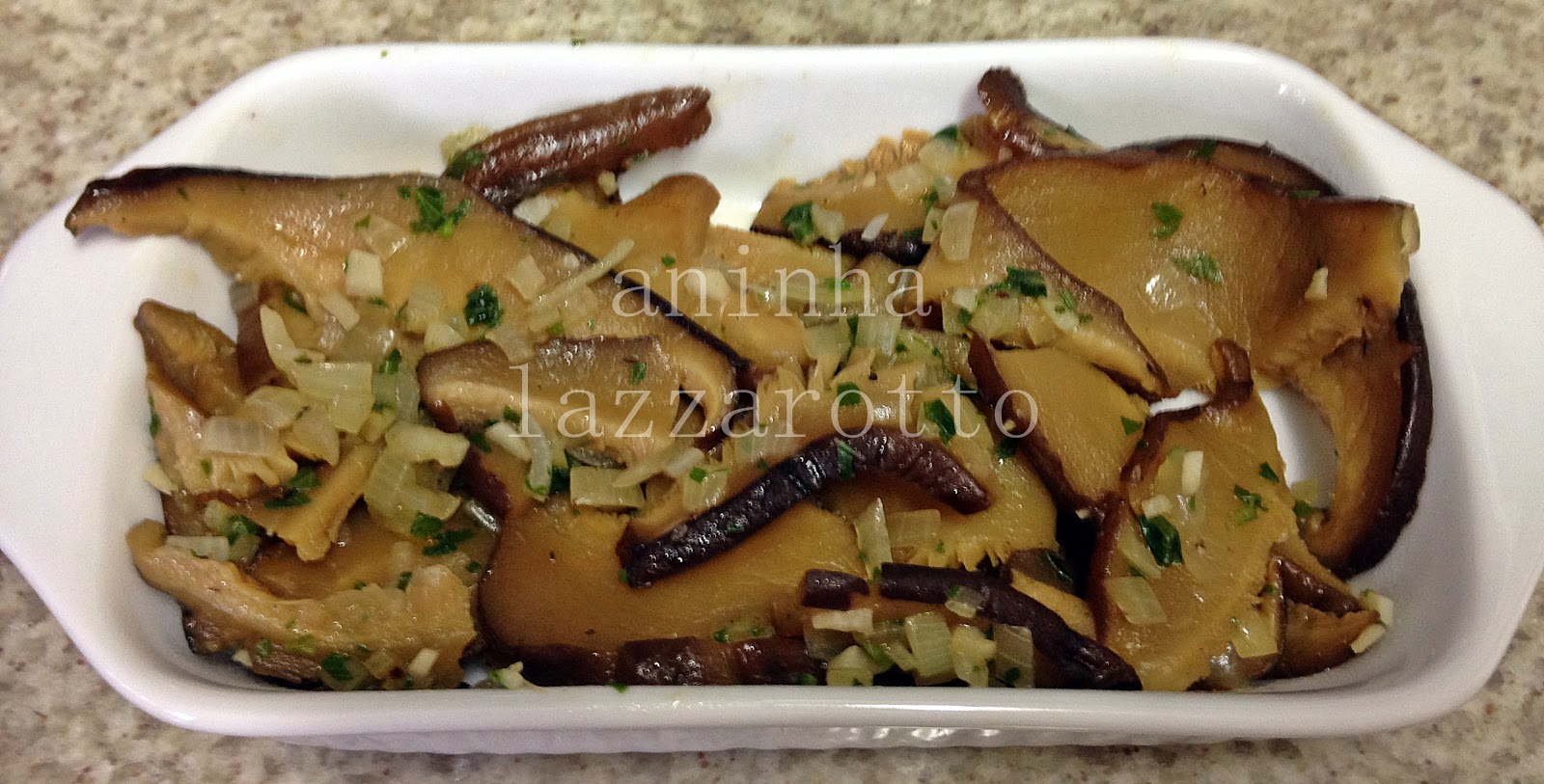 aninha lazzarotto Escondidinho de Shimeji