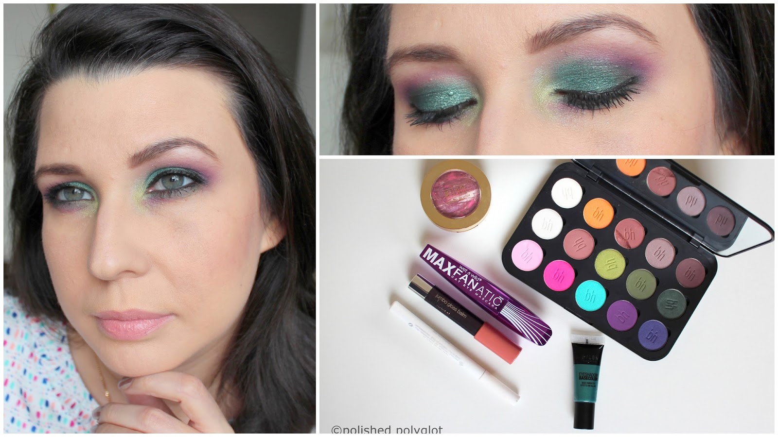 Makeup │ Look in Pine Green and Purple [Monday Shadow Challenge ...