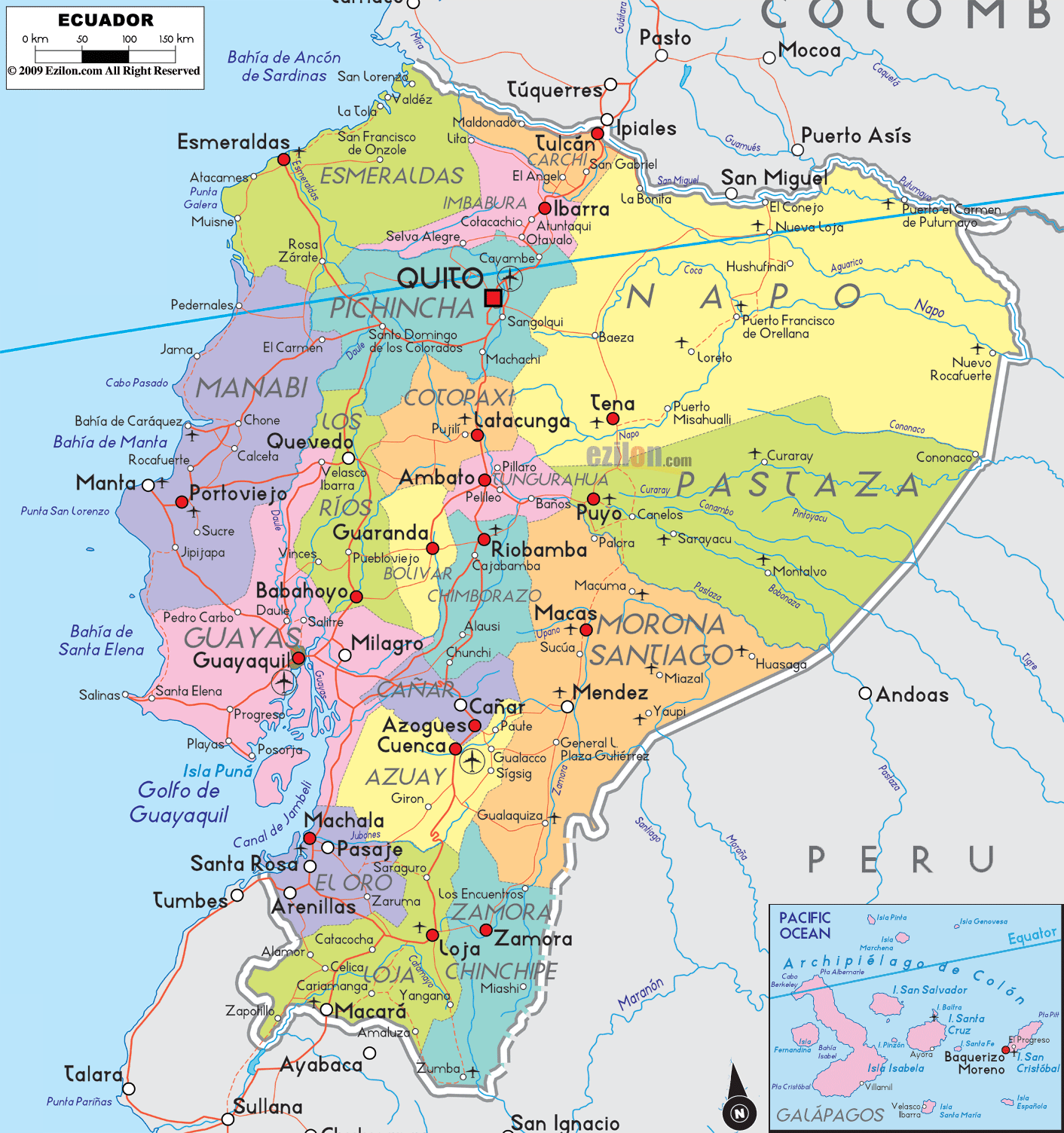 Maps Ecuador - Ecuador Noticias