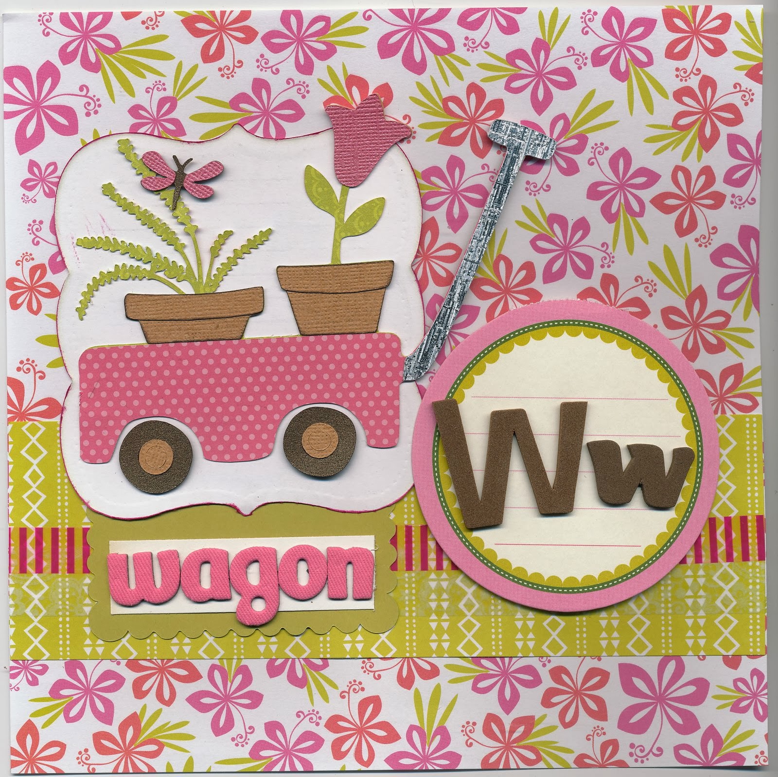 Gambucci Girl s Craft Exploration W Is For Wagon Gambucci girl s craft exploration w is for wagon