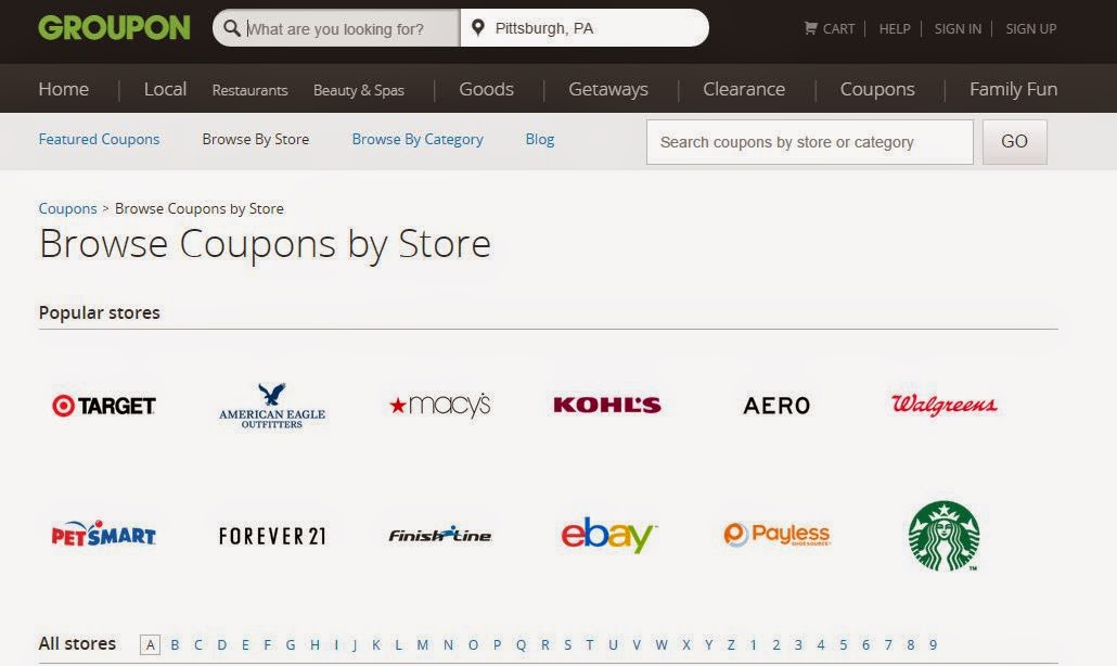 Groupon Coupons has partnered with over 8600 stores to bring you all more than 55,000 coupons- all 100% free to use!