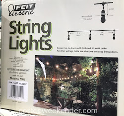 string lights feit 48ft electric incandescent costco night