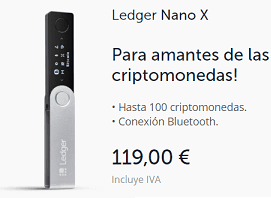 Comprar España Ledger Nano X Wallet Monedero