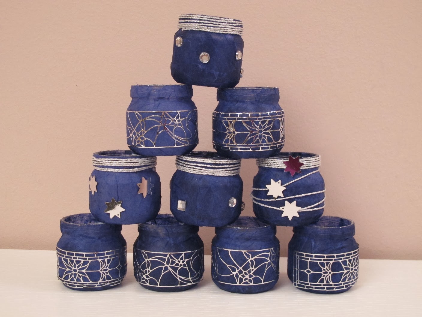 Lavoretti Di Natale Con Vasetti Omogeneizzati.Angolino Di Liana Portalumini Con Vasetti Dell Omogeneizzato