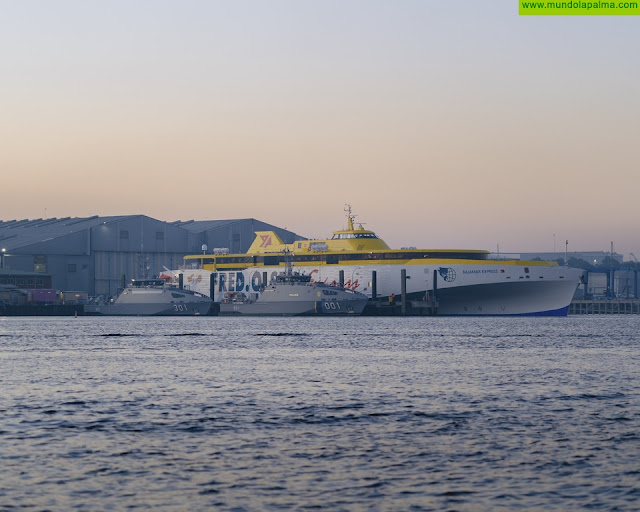 El nuevo fast ferry de Fred. Olsen Express ultima sus pruebas finales con vistas a su estreno este verano