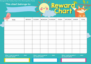 Free Printable Reward Charts For 6 Year Olds