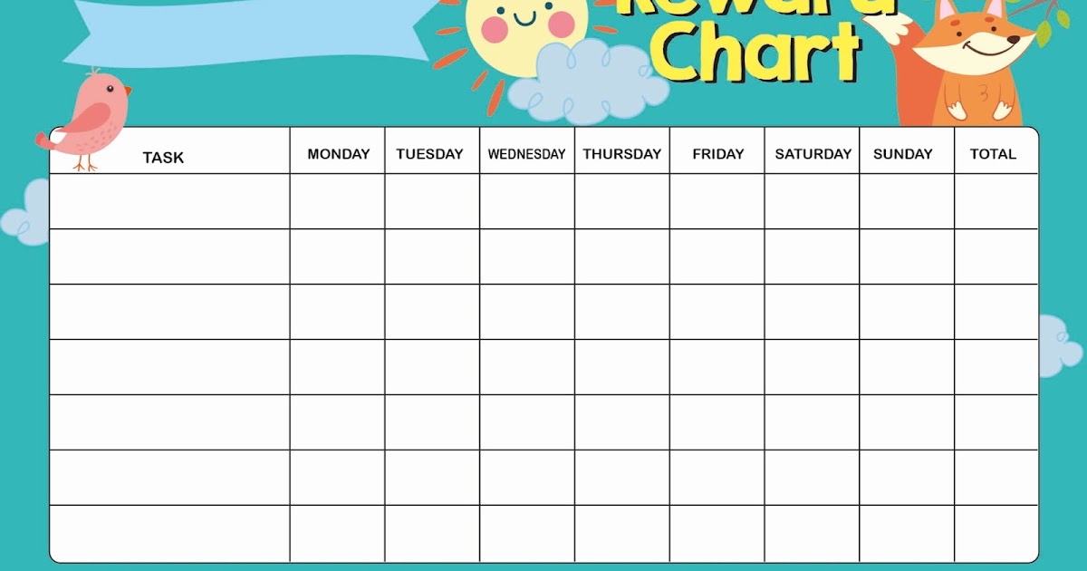 Free Printable Weekly Reward Chart For Kids Parenting Times Free Printable Weekly Reward Chart For Kids Parenting Times