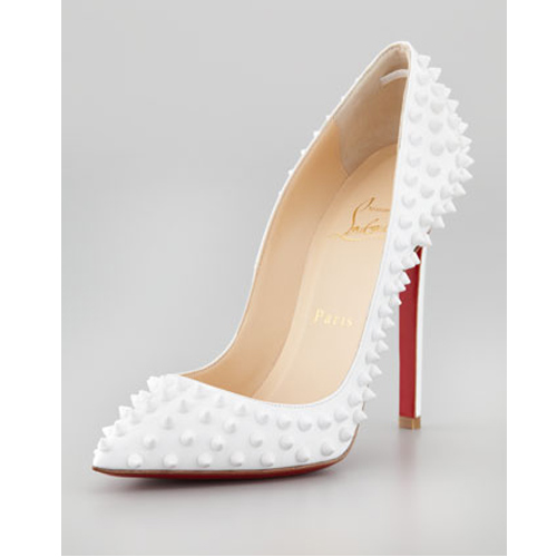 new website for your fashion: Christian Louboutin Pigalle Spiked Patent ...