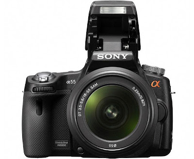 Sony Alpha A55 DSLR Camera